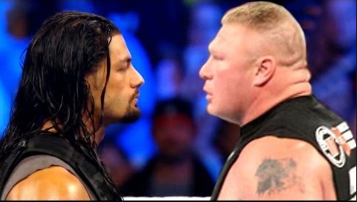 Roman reigns vs brock lesnar Roman reigns vs brock lesnar