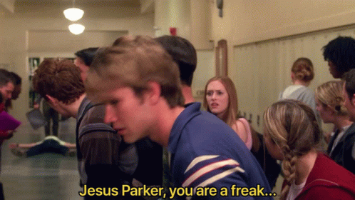 Tobey freak spider man