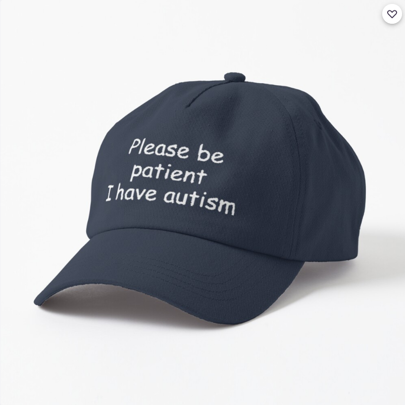 Screenshot 2022 02 04 at 01 15 29 Please Be Patient I Have Autism Cap Cap by TheWiredStore