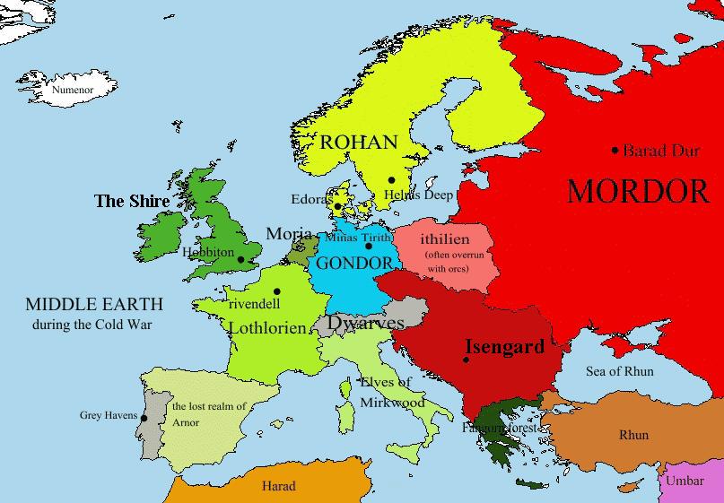 Europe middle earth