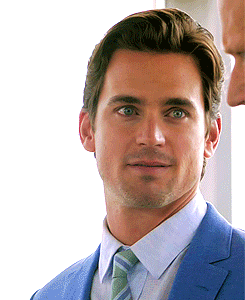 Matt bomer looking and nodding show gif