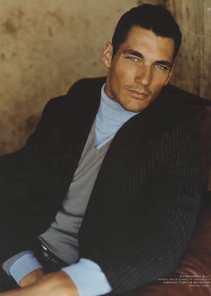 Prime david gandy in navy suit insane hunter eyes
