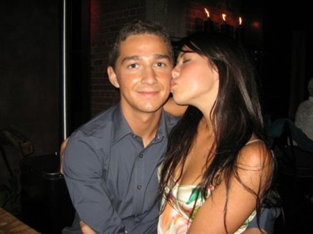 China Brezner Shia LaBeouf kissing photo2