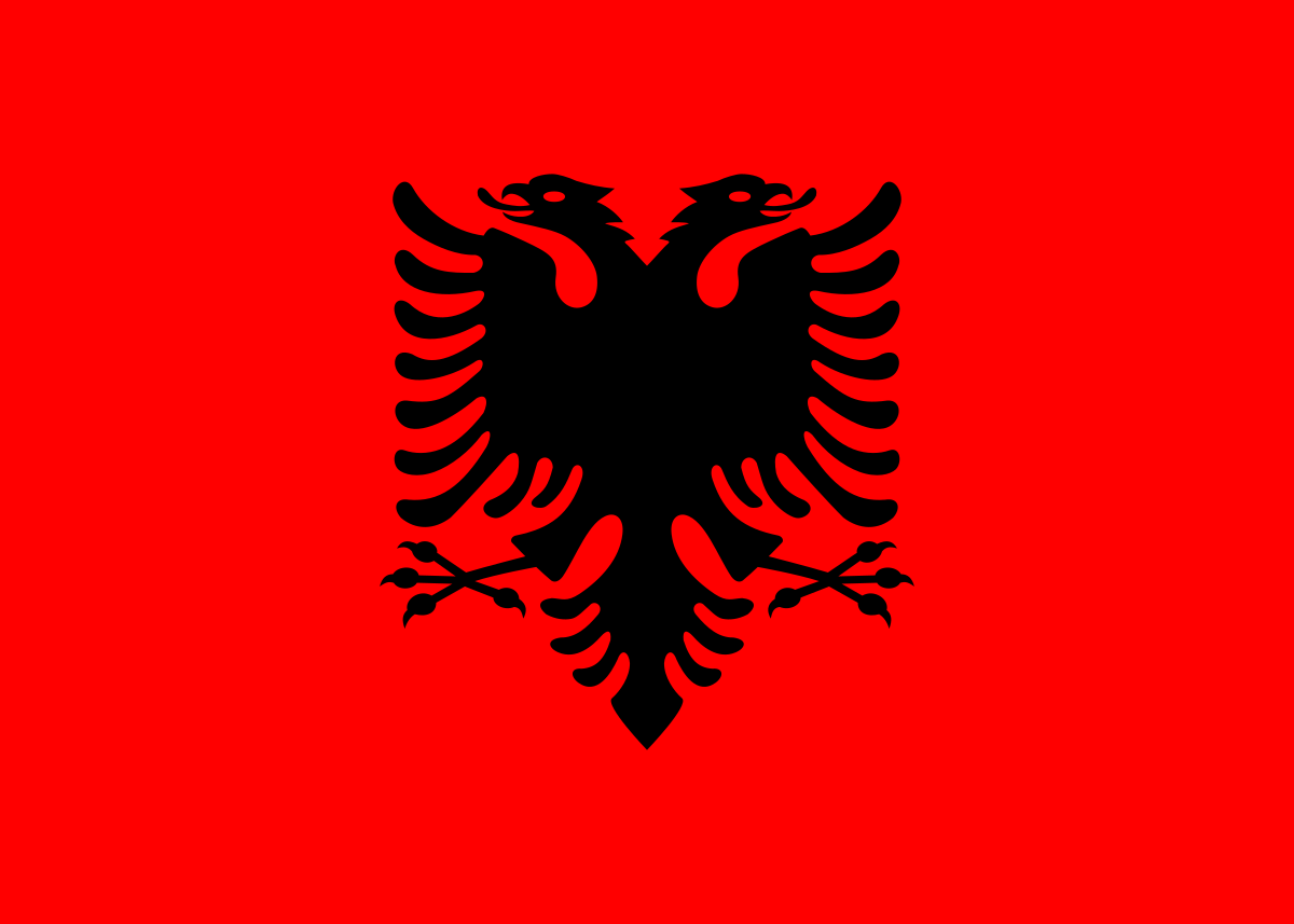 1200px Flag of Albania