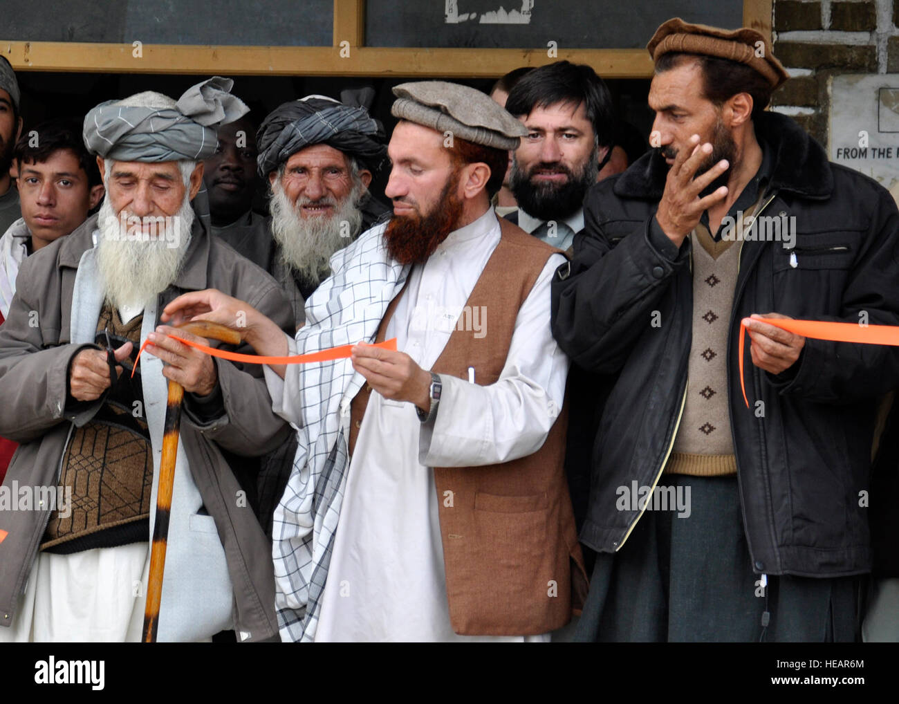 Nuristan province afghanistan government and community leaders cut HEAR6M