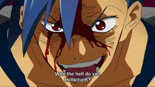 Gurren lagann believe in me who believes in you gif 4