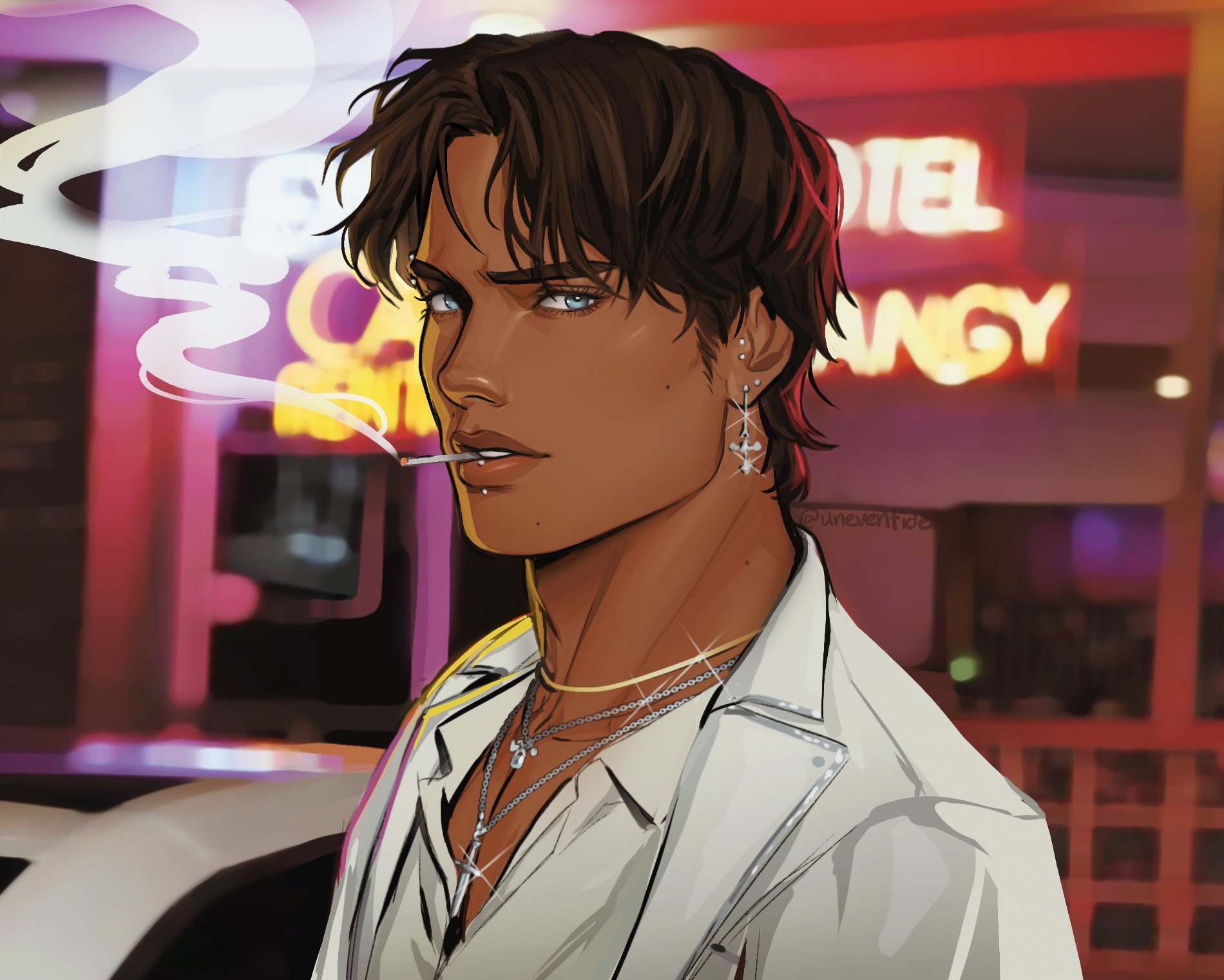 River insane art isnane looks tan god tier gigachad art