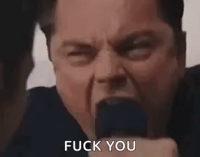Leonardo di caprio angry face