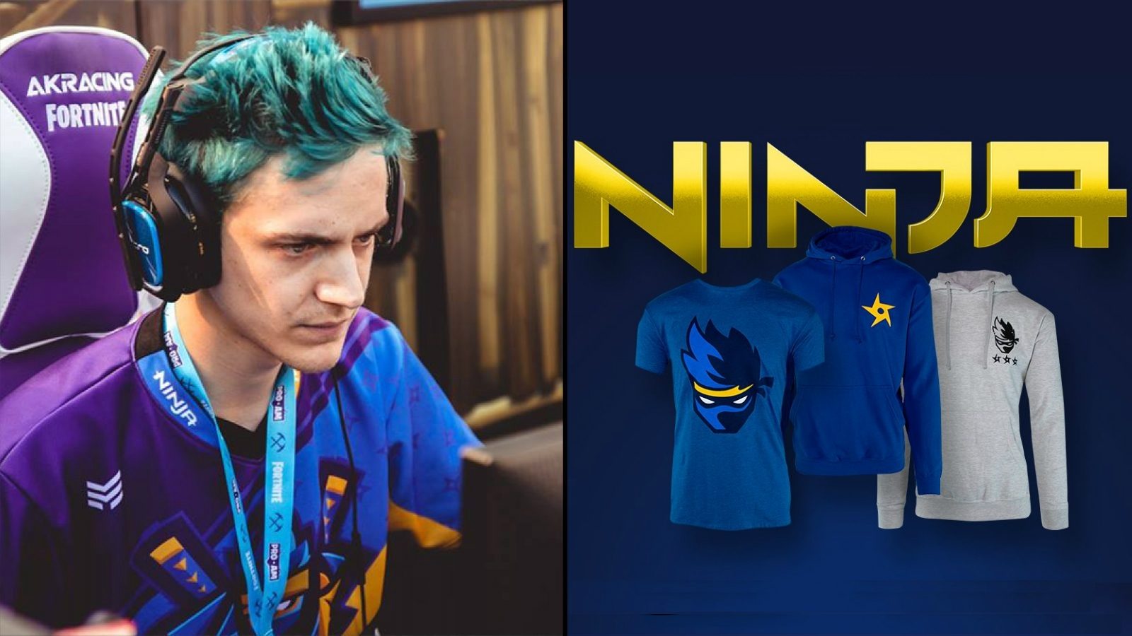 Ninja official merch clothing line website released