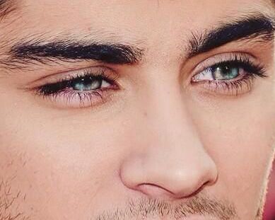 Insane lashes zayn with light eyes pic