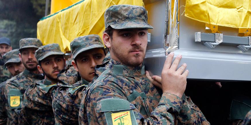 Hezbollah Syria Funeral LebanonRTX163DJ