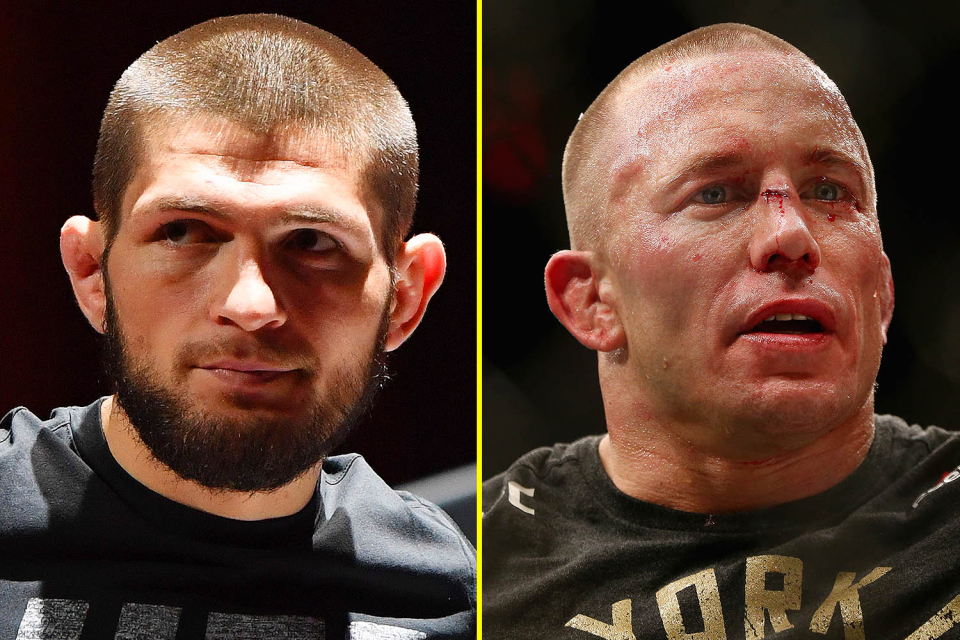 TALKSPORT Khabib Nurmagomedov and Georges St Pierre