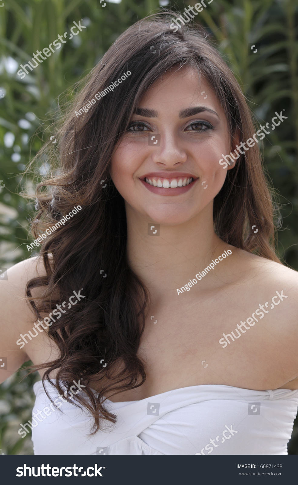 Stock photo italy sicily young girl portrait 166871438