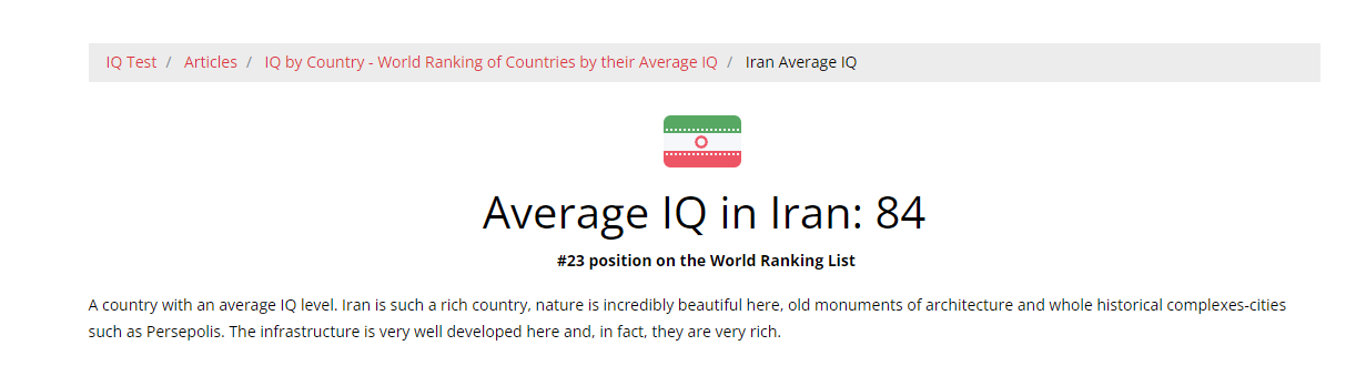 Iran iq