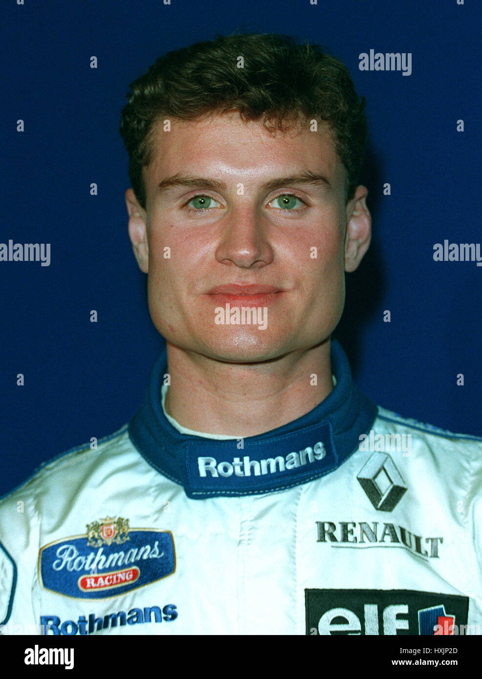 David coulthard formula one racing driver 22 february 1995 HXJP2D