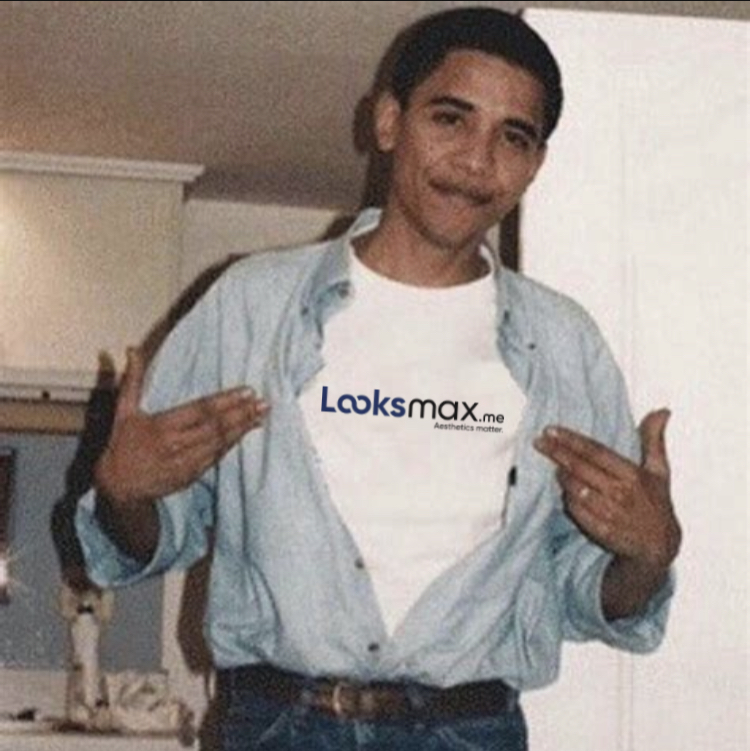 Obama looksmaxx meme jfl