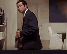 John travolta confused