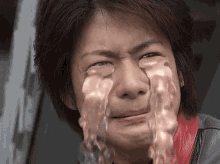 Sad crying