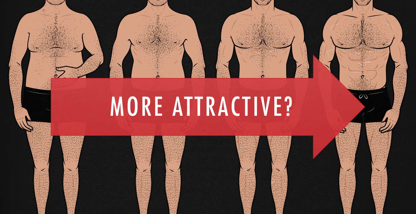 Ideal male body fat percentage most attractive too lean abs health