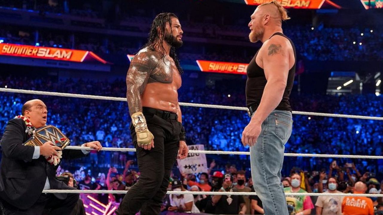 50d0dfdc will brock lesnar face roman reigns in a champion vs champion match at wrestlemania