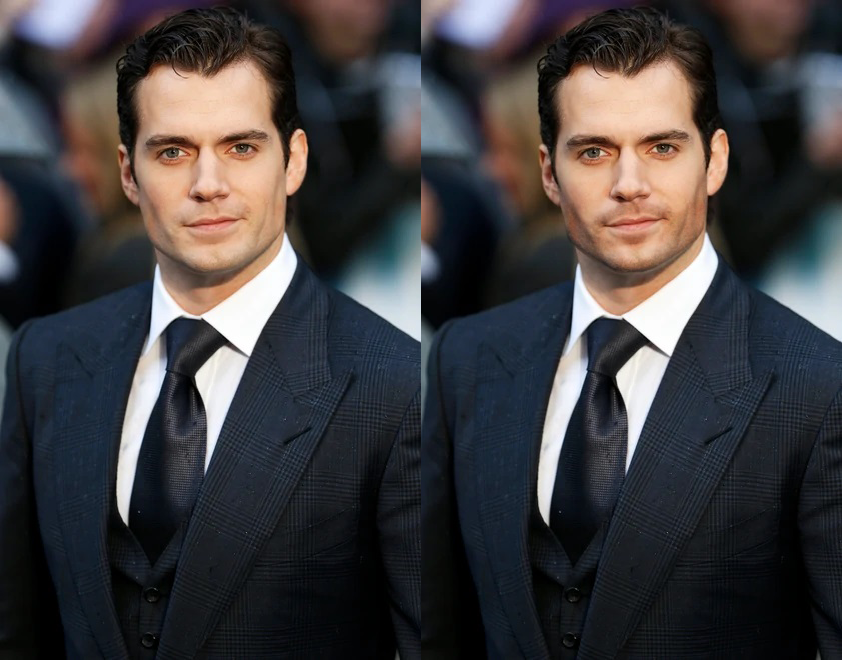 No stubble vs stubble