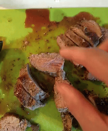Juicy steak