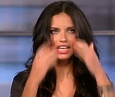 Adriana lima moving hair