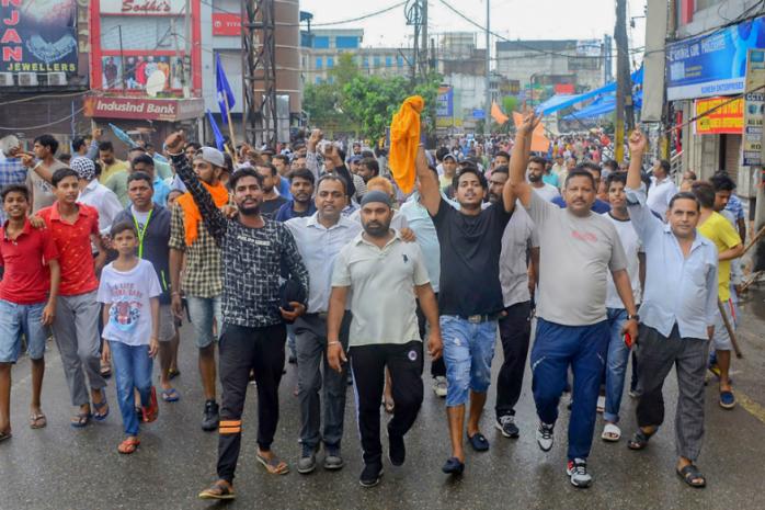Guru ravidas temple protest 1566385009