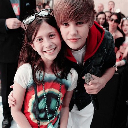 Justin Bieber and fan