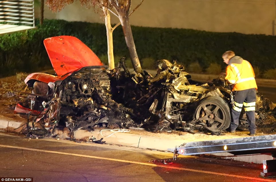 Paul Walker Car crash Photo 8