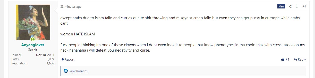 Angyanlover admits that arabs have the worst failos