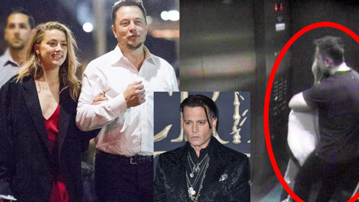1927 amber heard and elon musk cuddle up in johnny depps private elevator