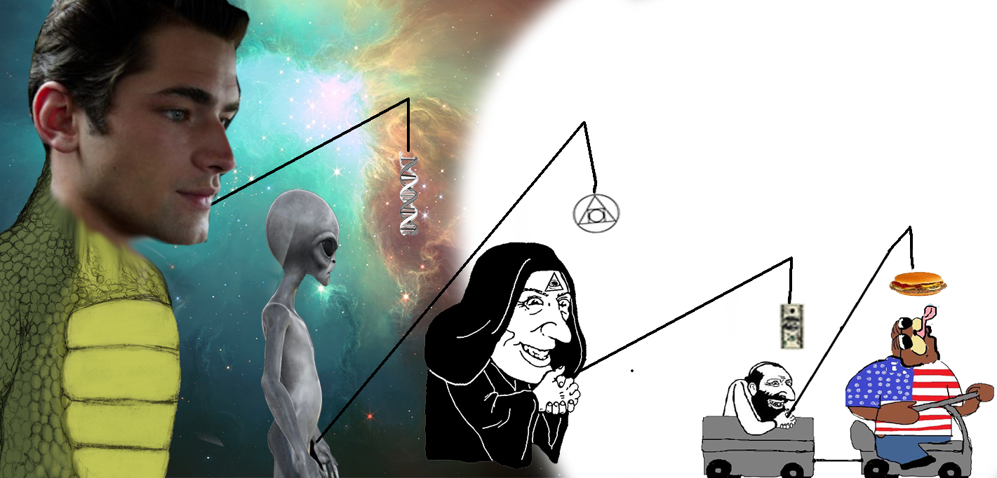 Chain of gay aliens