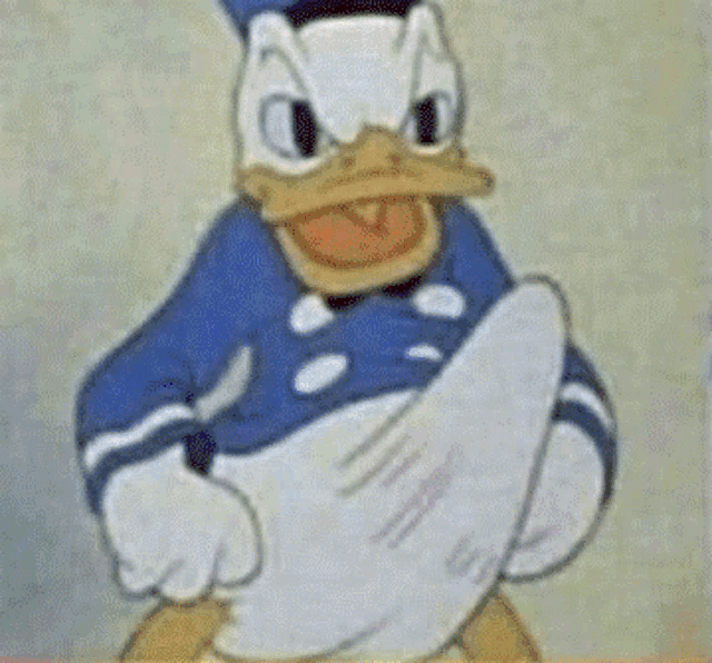 Donald duck boner