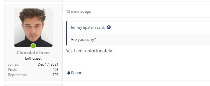 Chocolate lover is curry
