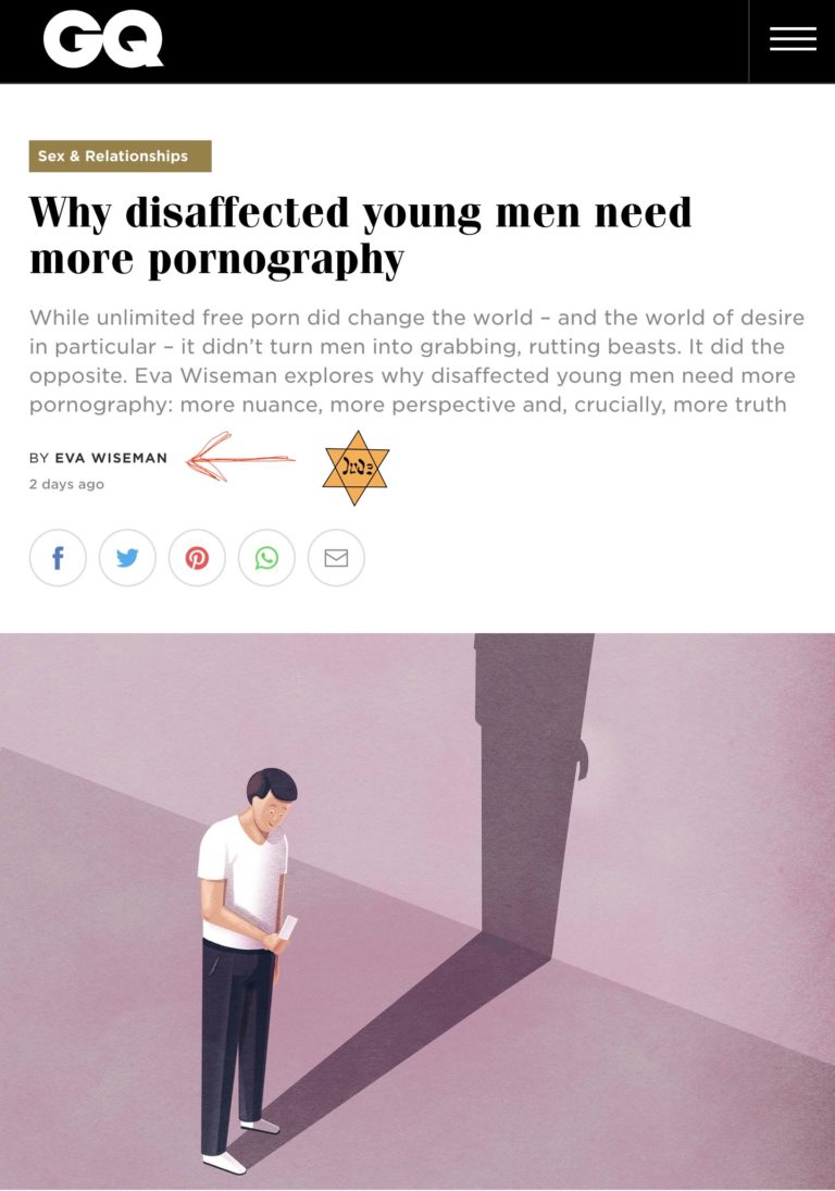 Jews telling goyim to watch more porn 768x1095