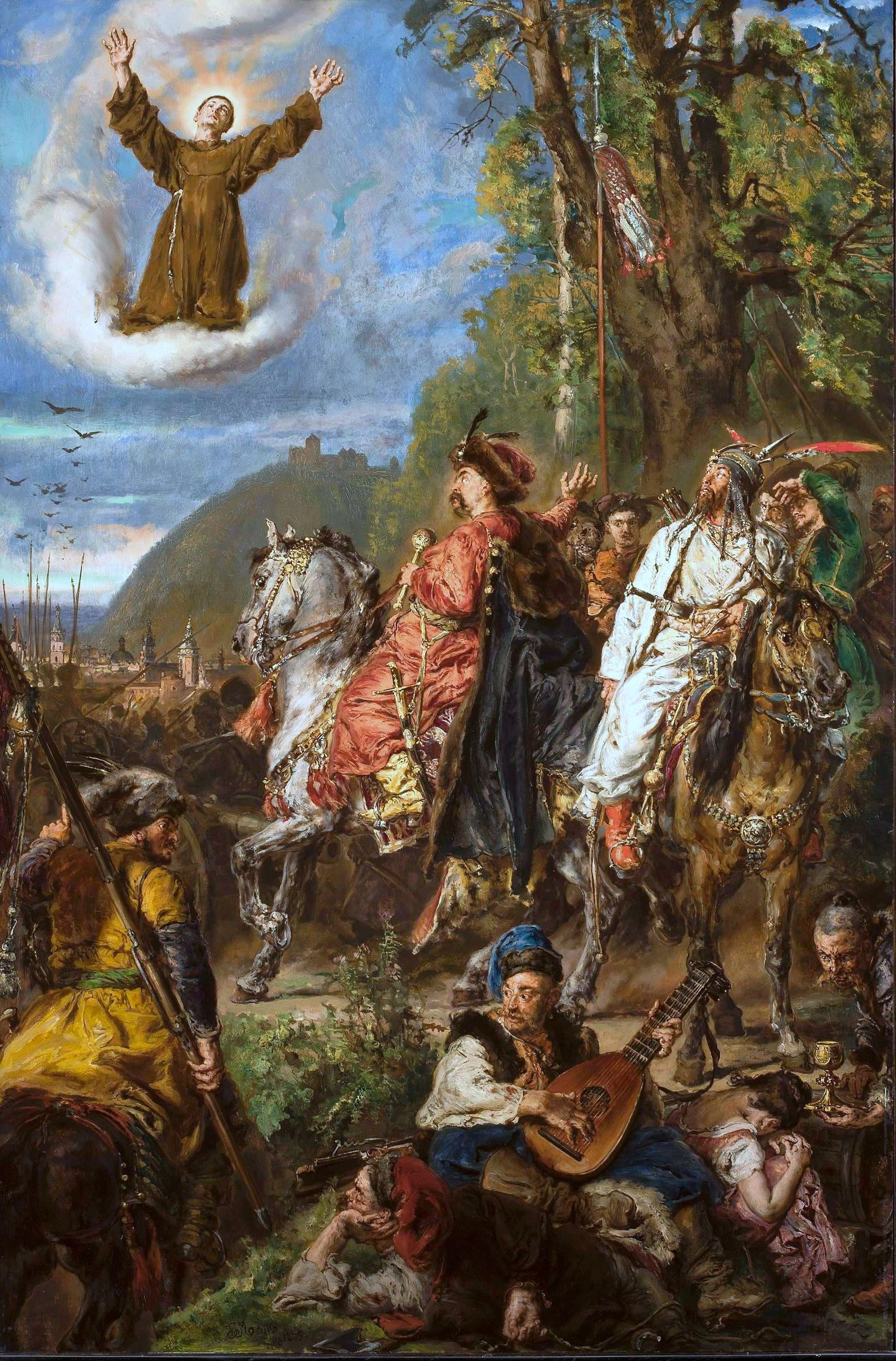 Bohdan Khmelnytsky with Tugay Bey at Lviv by Jan Matejko 1885 1