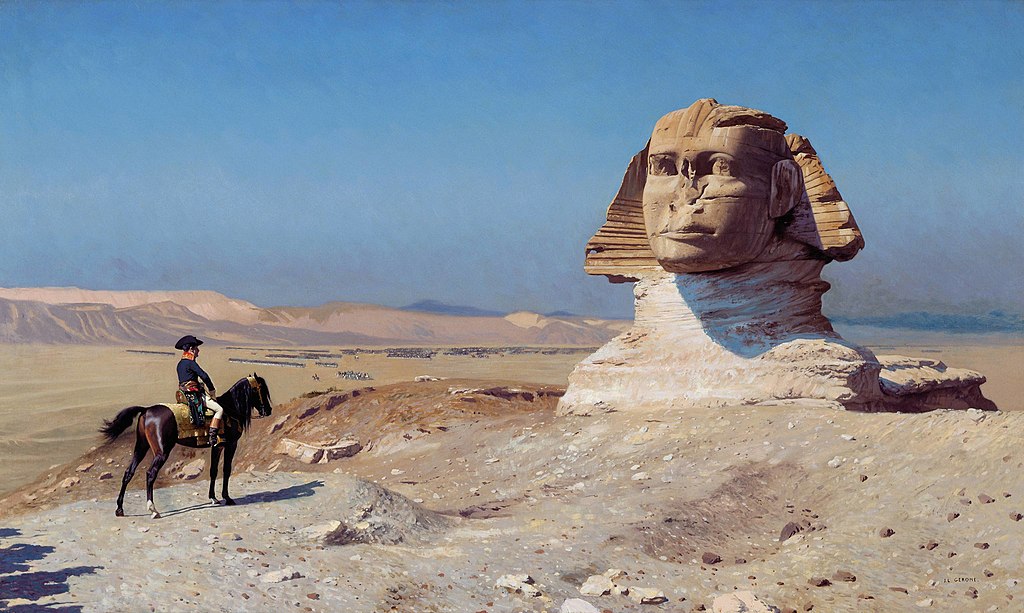 1024px Bonaparte ante la Esfinge por Jean Lon Grme