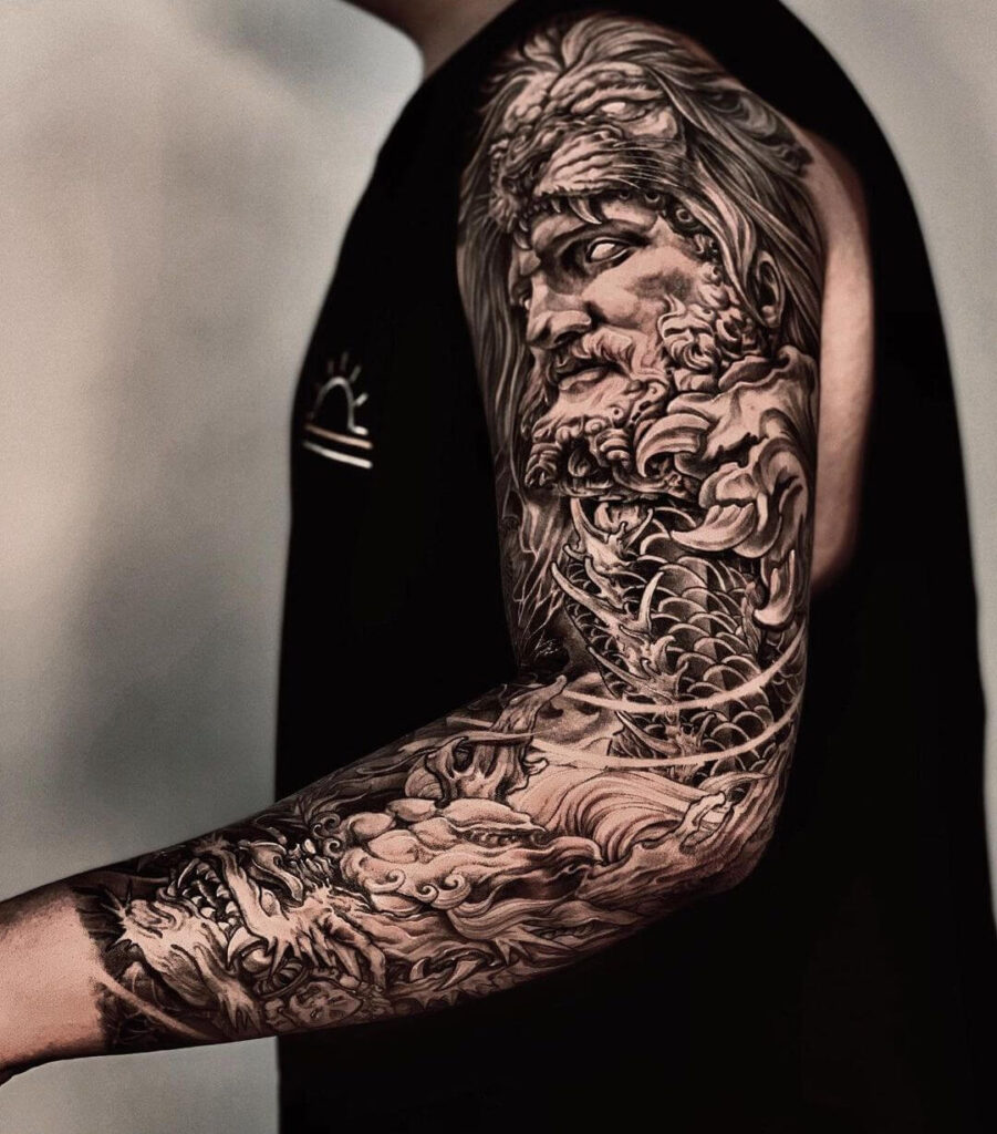 Top sleeve tattoo design ideas 19 901x1024