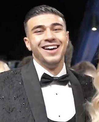 Tommy Fury at the National Television Awards cropped