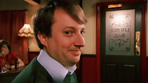 Mark corrigan suggestive eyebrows