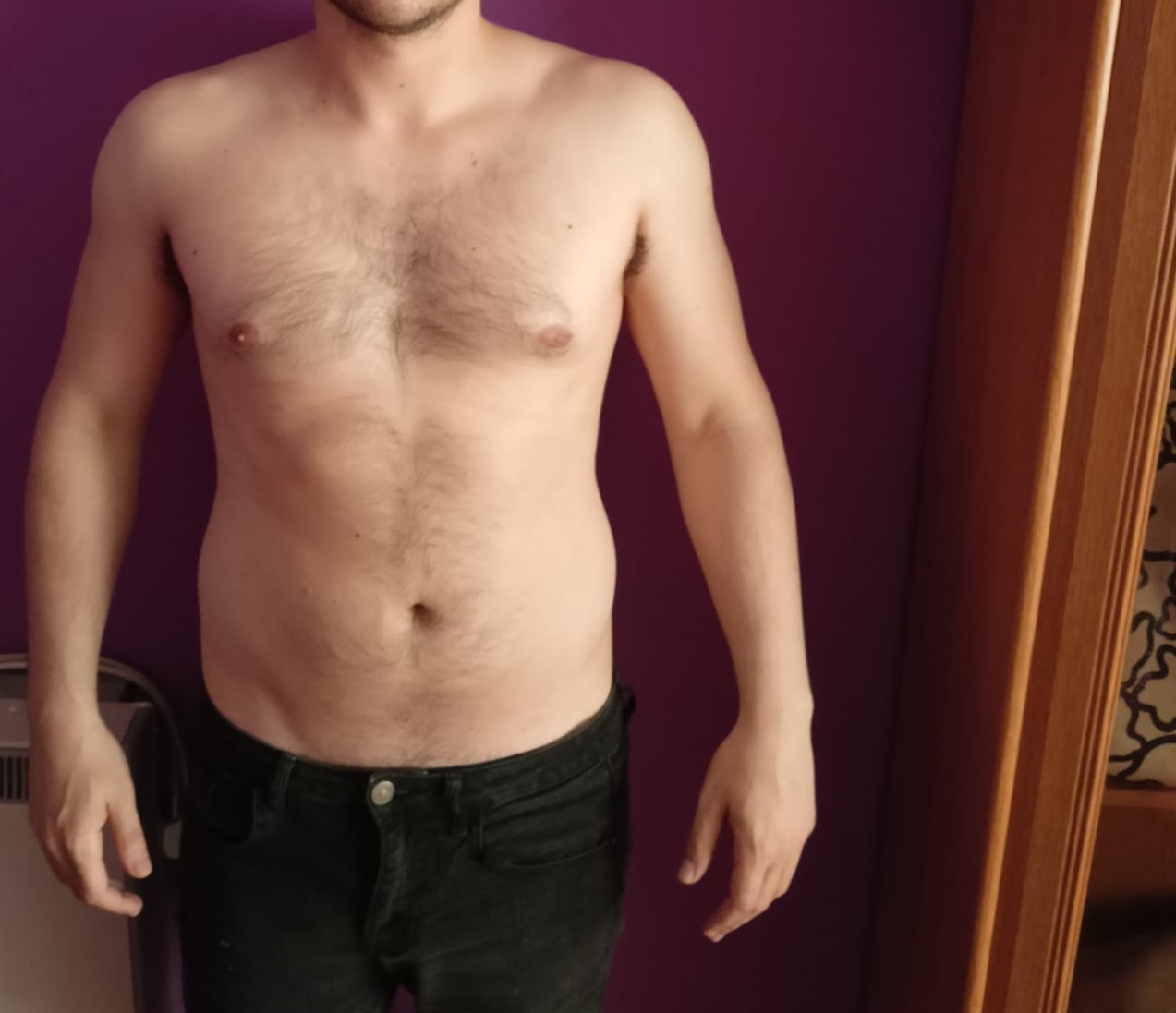 18 per cent body fat