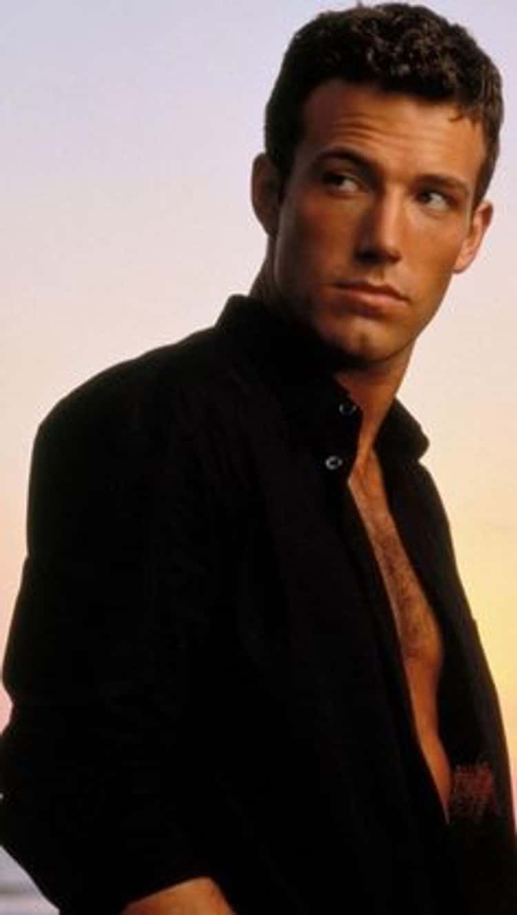 Young ben affleck in black buttondown photo u2