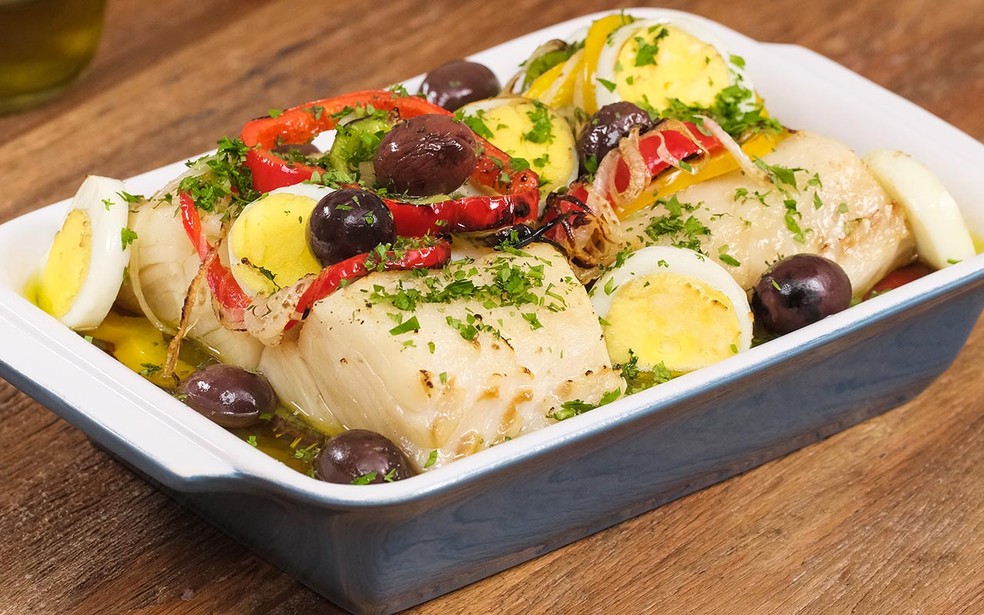 Bacalhoada de forno receita