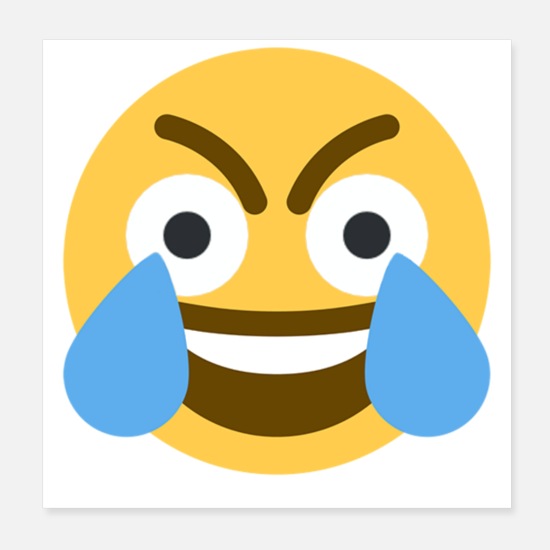 Crying emote poster