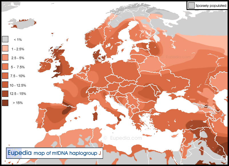 MtDNA J map