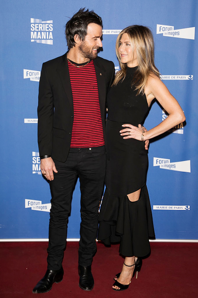 Jennifer Aniston and Justin Teru3