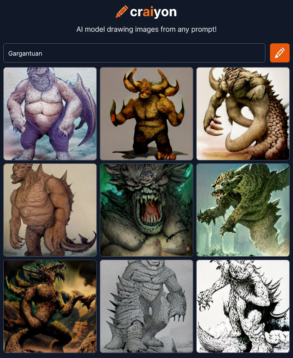 Craiyon 023602 Gargantuan