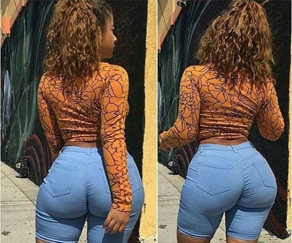 Girl back seen