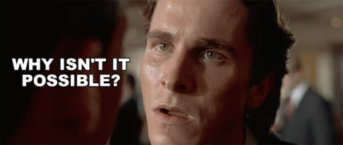Why isnt it possible christian bale